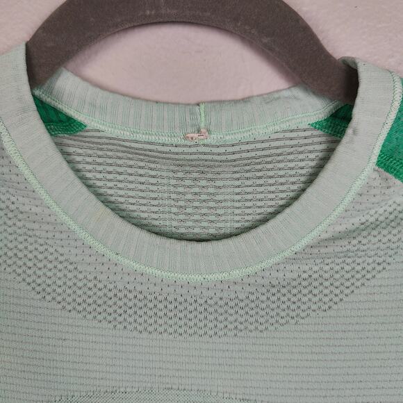 Lululemon Swiftly Tech Long Sleeve Top Womens 4 Fresh Teal Very Green Running - Picture 3 of 9